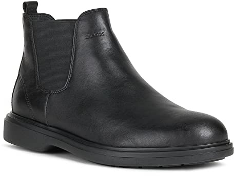 Geox Uomo U Ottavio C Stivaletti Uomo, Nero (Black), 45 EU