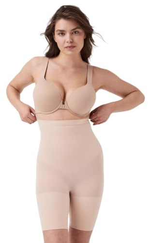 SPANX Shapewear för kvinnor, Power Shorts med magkontroll och hög midja (Normal och Plus Size)