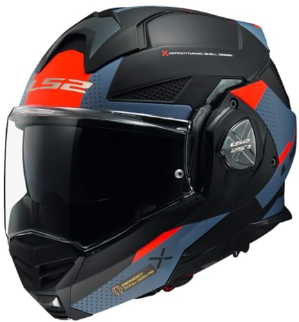 LS2, Klapphelm Motorrad ADVANT X OBLIVION Matt Black Blue, L