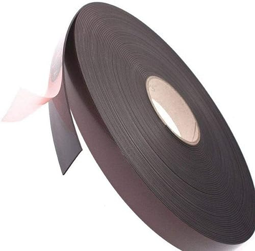 A+B Magnetic Tape - Magnetic Strips Self Adhesive - Cut to Fit Magnetic Strip - 2m + 2m A and B Polarity - Self Adhesive Magnets - Thin Magnetic Strips Self Adhesive