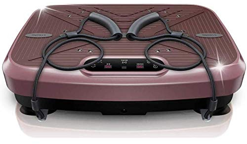Vibrationsträningsmaskin Mega Fettförbrännare Power Plate Viktminskning Tappa fett Vibrationsplatta Helkropp Skakning Svängande Plattform Fitnessmaskin Enorm yta Tyst Oscillation Motor Fitness