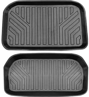 Accessori prodotti interni Tappetini for auto con timone destro, tappetino for bagagliaio e tappetino for scatola portaoggetti Compatibile con l'auto Tesla Model Y(Storage box mat)