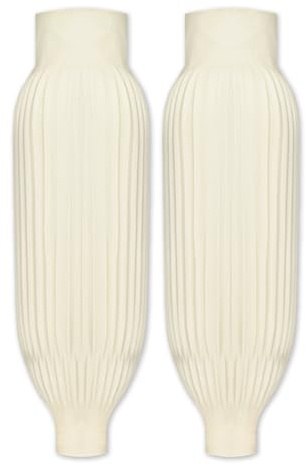 Protezioni elastiche adatte per lavori di pulizia domestica, faccende domestiche, cucina e laboratorio, traspiranti, Bianco, 45 cm, taglia unica