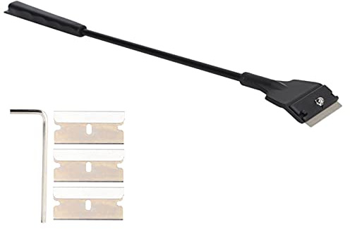 Limpiador de Vidrio para Peceras Práctico Raspador de Algas con Cuchillas Reemplazables para una Fácil Limpieza de Las Esquinas Adecuado para Todo Tipo de Eliminación de Algas Ideal para