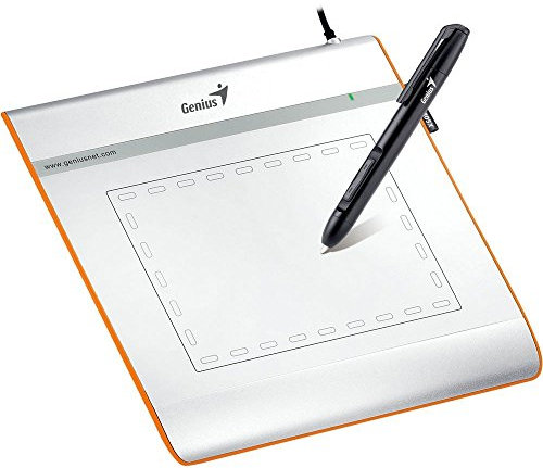 Genius EasyPen i405X Tableta digitalizadora 2540 líneas por Pulgada 140 x 102 mm USB Plata - Tableta gráfica (Alámbrico, 2540 líneas por Pulgada, 140 x 102 mm, USB, 0,25 mm, 100 pps)