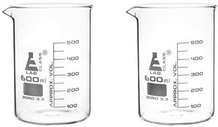 Premium, bicchiere da pinta (567 gram), spessore vetro borosilicato, confezione da 2
