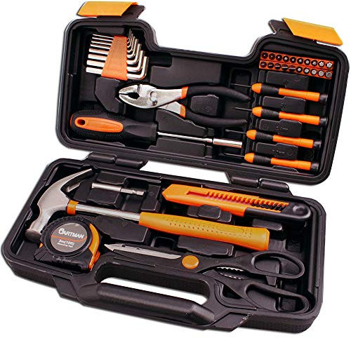 Maletin De Herramientas- Juego De Herramientas Kit De Herramientas De Mano Para El Hogar En General Con Caja De Almacenamiento De Plástico