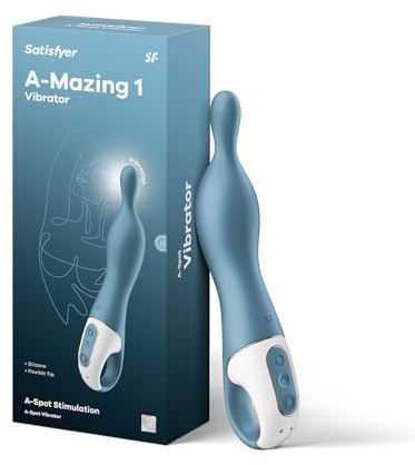 Satisfyer A-Mazing 1 Dildo Vibratore per Clitoride e Punto A