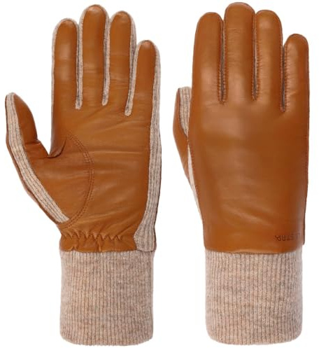 Hestra Jeanne Handskar Damer - läderhandskar med foder Vinter höst-vinter - 7 HS brun
