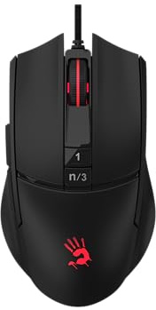 A4tech Bloody L65 MAX RGB Honeycomb Bloody Gaming Mouse Optical Wired 12000 DPI USB RGB Backlight 9 Buttons 2000 Hz