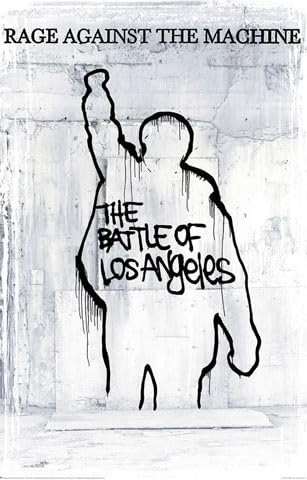 Rage Against The Machine - The Battle for Los Angeles - Poster Druck - Größe 61x91,5 cm + 2 St Posterleisten Kunststoff 62 cm transparent