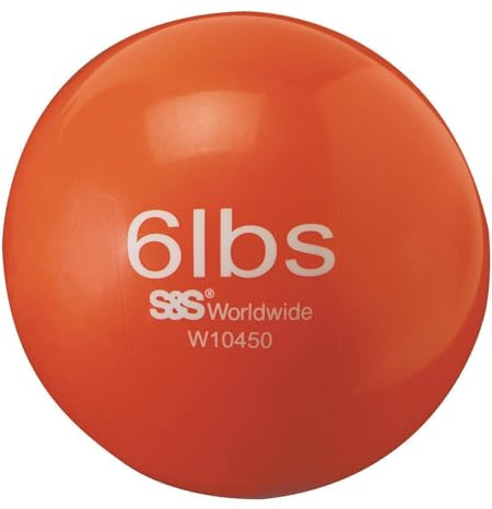 No-Bounce Medicine Ball, 6lb., 6.1, 6lb
