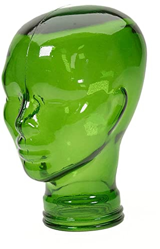 AMP3 Luxury Glass Head Headphones Stand Colour GREEN