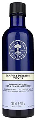 Neal's Yard Remedies Purifying Palmarosa Toner, Primes Face, Cleanses Skin, Vegan & Cruelty-Free, 200ml