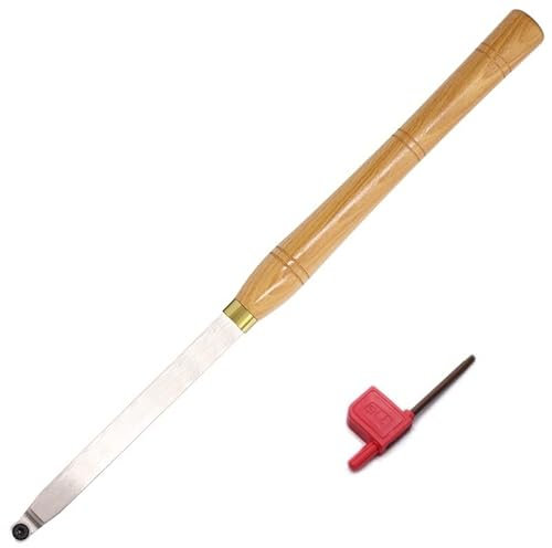 DSAINT 18.5 Pouces Outils de Tournage du Bois Finition carbure Tour Burin Barre d'outils avec Ci5 8.9mm Rond carbure insérer Cutter