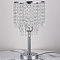 Tischlampe, Kristallglas Nachttischlampe, Kristall Tischleuchte, Heimtischlampe, Lampenschirm mit Runder Standfuß, Elegante Moderne Tischlampen Heimtischlampe für Schlafzimmer Wohnzimmer Deko