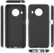 Auotu Hülle Soft TPU Silikon Case Etui Tasche Cover für Nokia X20 / Nokia X10 Smartphone (Schwarz)