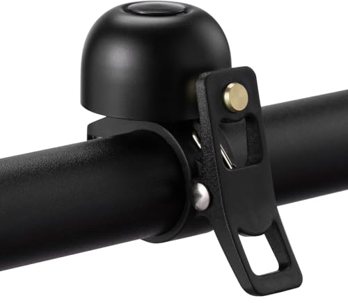 ROCKBROS Bike Bell, Copper Alloy Bike Bell, Loud Sound Classic Bike Ring Bell for Adults, for 0.82’’-0.9’’/21-23mm Handlebar Diameter