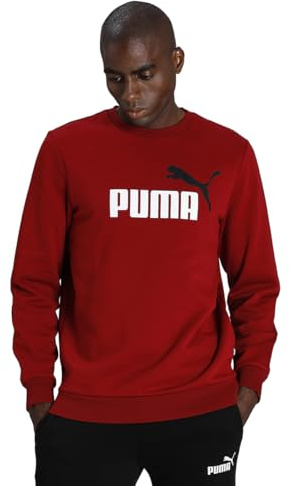 PUMA ESS+ Sweat à Capuche 2 col avec Grand Logo FL B