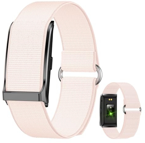 Denash Bracciale Smart Health, Attività Indossabile Magnetica e Tracker Fitness, Braccialetto Fitness Tracker con 127 modalità Sportive per Uomini Donne (nero) (PINK)