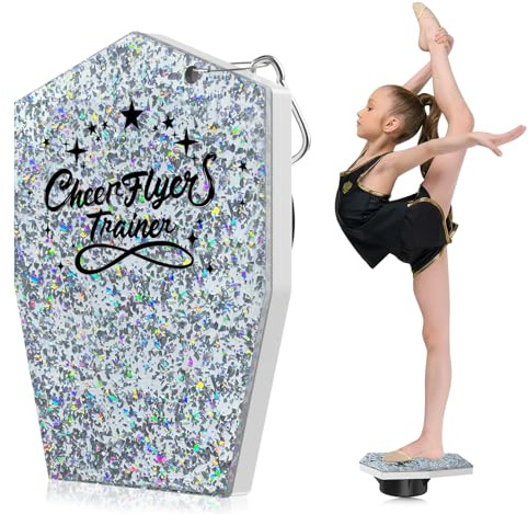 Cheerleading Balance Trainer, Stunt Training Stand, Cheer Flyer Stand Balance and Flexibility Trainer for Flexibility Core Strength Training, Portable Cheer Stunt Stand, Cheer Equipment for Flyers