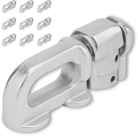 INTAKO 10 pezzi Doppia Airline Fitting 1,4 T – Double Stud Fitting – Binari Airline Fitting – Accessori per guida aerea – Fusibile carico