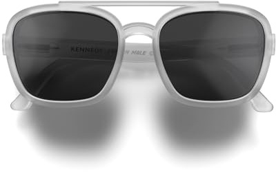 LONDON MOLE® Kennedy Gafas de sol | Gafas tipo piloto con forma cuadrada y chula | Unisex femenino masculino | Bisagras de muelle