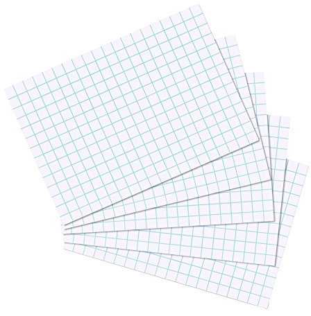 herlitz Indexkort, Vit, A5 | för skola, studier och kontor