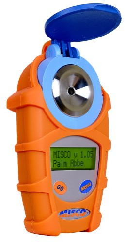 MISCO Palm Abbe Digital Handheld Refractometer, Glycerine and Propylene Glycol Scales, Concentration, Freeze Point Fahrenheit