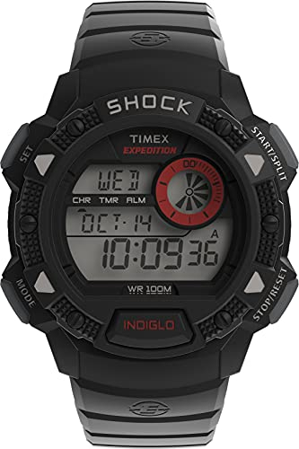 Timex Homme Digital Quartz Montre avec Bracelet en Résine T49977