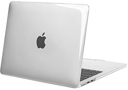 MOSISO Kompatibel mit MacBook Air 13 Zoll Hülle M4 M3 M2 2025 2024 2023 2022 A3240 A3113 A2681, Kunststoff Hartschale Schutzhülle Kompatibel für Mac Book Air 13,6 Zoll Hülle, Transparent