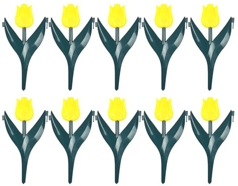 Cercado para Parterres | 10 Piezas Borde Decorativo de Jardín - Decoración para Huerto Patio Jardín Trasero Granja y Horticultura