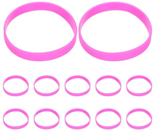 LOPUNER 60 st silikonarmband: Blanka stretchiga silikonarmband - Armband för fester, evenemang, skolanställda, män, kvinnor, festgåvor,