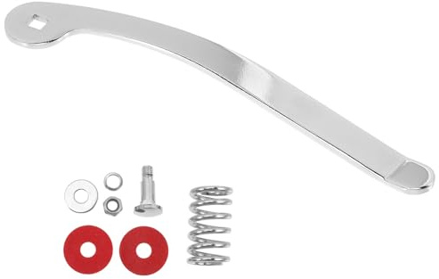 TOPBATHY Gitarren Tremoloarm 16.4cm Silber Einzelner Tremolohebel Zubehör für E Gitarren Musikinstrumentenzubehör Gitarrenbrücke Kurbelzubehör für Gitarrenbrücken