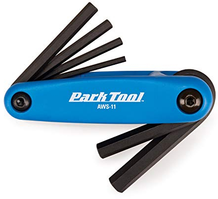 ParkTool ParkTool Unisex – Erwachsene Faltwerkzeug AWS-11C Sechskantschlüssel-Satz, Black, Einheitsgröße