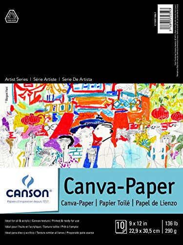Foundation Series Canva-Paper Pad, 9X12 (100510841)