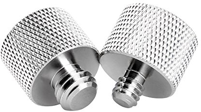 NICEYRIG Adaptateur à vis pour Pied de Micro, 1/4”-20 mâle et 3/8”-16 mâle vers 5/8”-27 Femelle