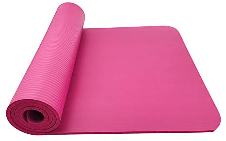 Daringjourney Yoga Mat Exercise Fitness Foam Extra Thick Gymnastic Pilates Training Fitness Mat Non-Slip Exercise for Home Gym with Free Carry Strap
