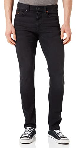 BOSS Herren Taber Bc-p-1 Tapered Fit Jeans, New - Black008, 38W / 34L EU