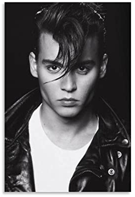 NANXIANG Johnny Depp - Poster decorativo per attore cinematografico, 1 poster da parete