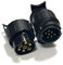 JVJ Anhänger Adapter 7 auf 13 Polig und 13 auf 7 Polig Adapter für PKW Kfz und LKW Anhängerkupplung Adapter