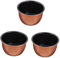 ABOOFAN 3pcs Electric Pressure Cooker Inner Pot Replacement Pot Large Capacity Non-Stick Coating Suitable for Rice Cookers
