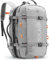 Tolaccea Reiserucksack, Handgepäck Rucksack Flugzeug, TSA-Freundlicher Laptop Rucksack 15,6 Zoll, Erweiterbar 40L auf 50L, Weekender Herren für Reise Wandern Camping