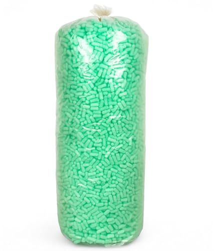 Chips d'emballage BIO verts- 250 litres - Chips de rembourrage naturellement biodégradables en amidon de maïs - Matériau de remplissage pour un emballage respectueux de l'environnement
