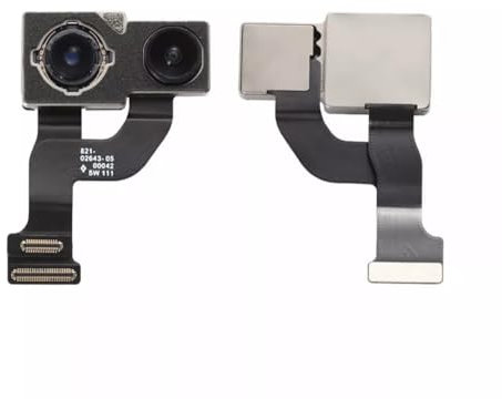 SRJTEK Ersatz-Rückkamera für iPhone 12, für iPhone 12, rückseitige Kamera, Ersatz A2403, A2172, A2402, A2404, 12 MP HD-Video, HDR, Foto-Objektiv, Montage-Reparatur-Set
