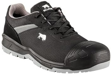 Bullstar Säkerhetssko POWERX S3 (färg svart, storlek 47, unisex, med stål-tåskydd, ventilerande, halkskydd, arbetsskor, skyddsskor) 2924-0-100-47