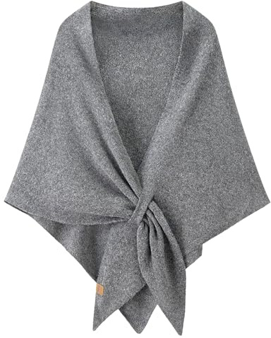 Triangulära pashminasjal för damer för kvinnor, ny stickad mjuk varm sjal halsduk, elegant mysig poncho cardigan för resefest daglig användning, bekväm axelsjal som ovanliga gåvor