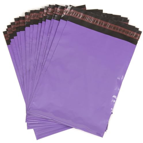 20x Purple Mailing Parcel Bags 10 x 14 (250 x 350mm) Tamper & Water-Proof Self Seal Postage & Shipping Bags for Packaging, Posting, Shipping & Delivery