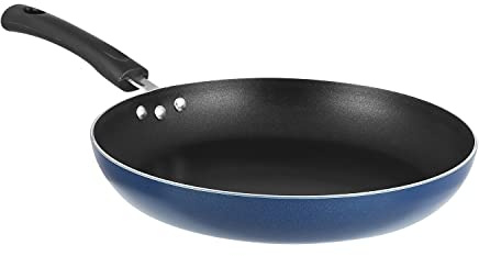 Vinod Zest Aluminium Non Stick Frypan - 28 cm | Skillet Pan | 3 Layer Ceramic Coating | 3 mm Thick | Metal Spoon Friendly | Gas Base, Toxin Free -