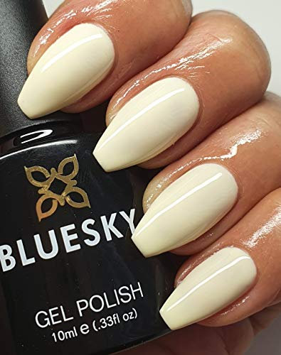 Bluesky Gel Nail Polish LIGHT YELLOW LEMON CREAM BEECHNUT QXG797 UV LED Soak Off 10ml (Requires Drying under LED/UV Lamp)